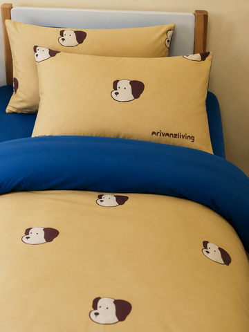 Happy Puppy Cotton Boys Bedding Set