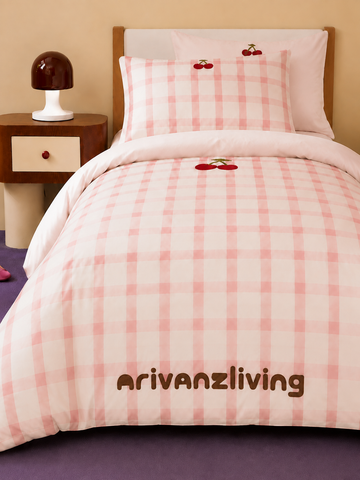 Sweet Cherry 100s Cotton Kids Bedding Set