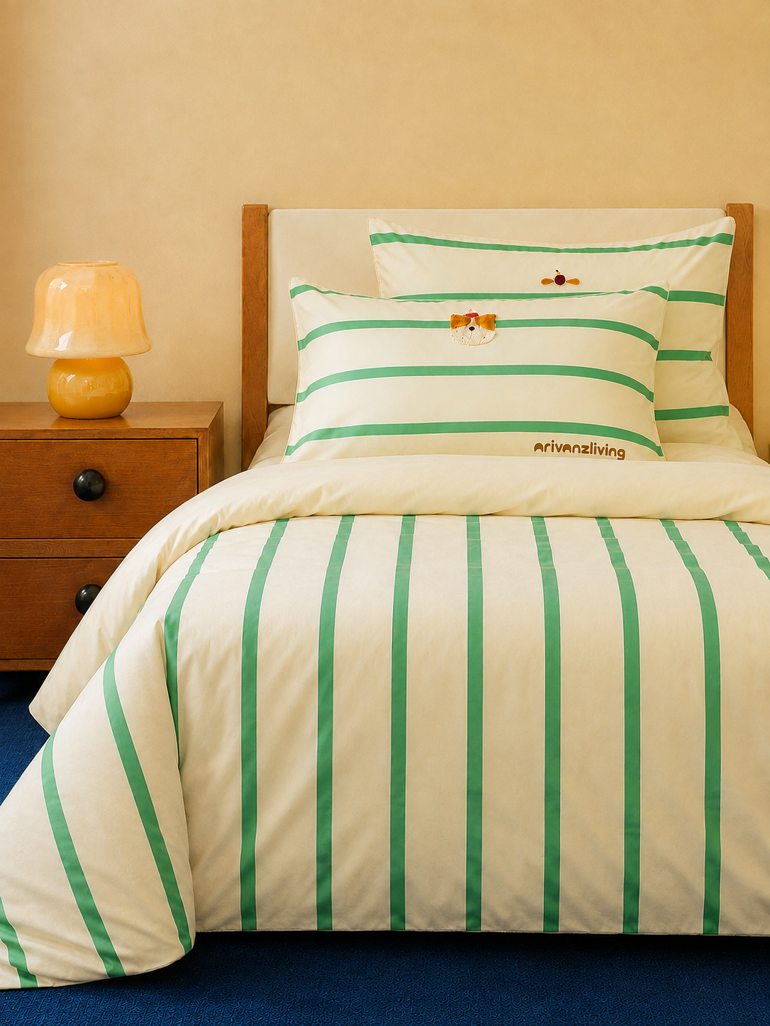 Corgi Dreams Cotton Sateen Boys Bedding Set