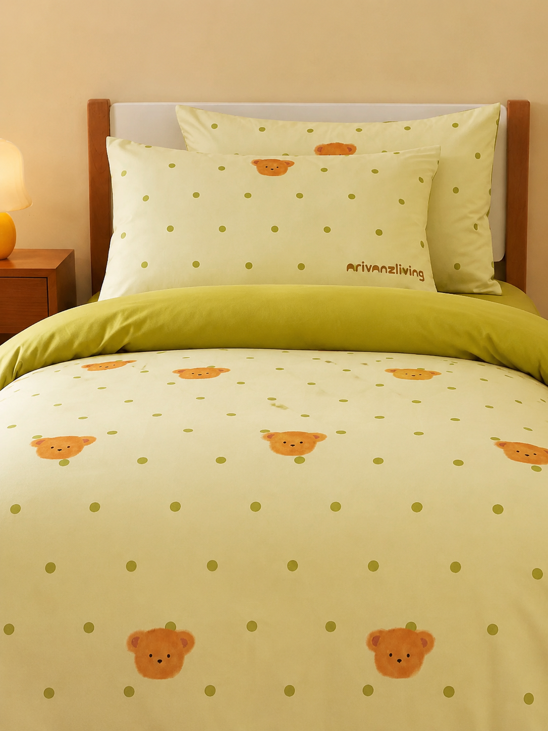 Lazy Bear Cotton Kids Bedding Set
