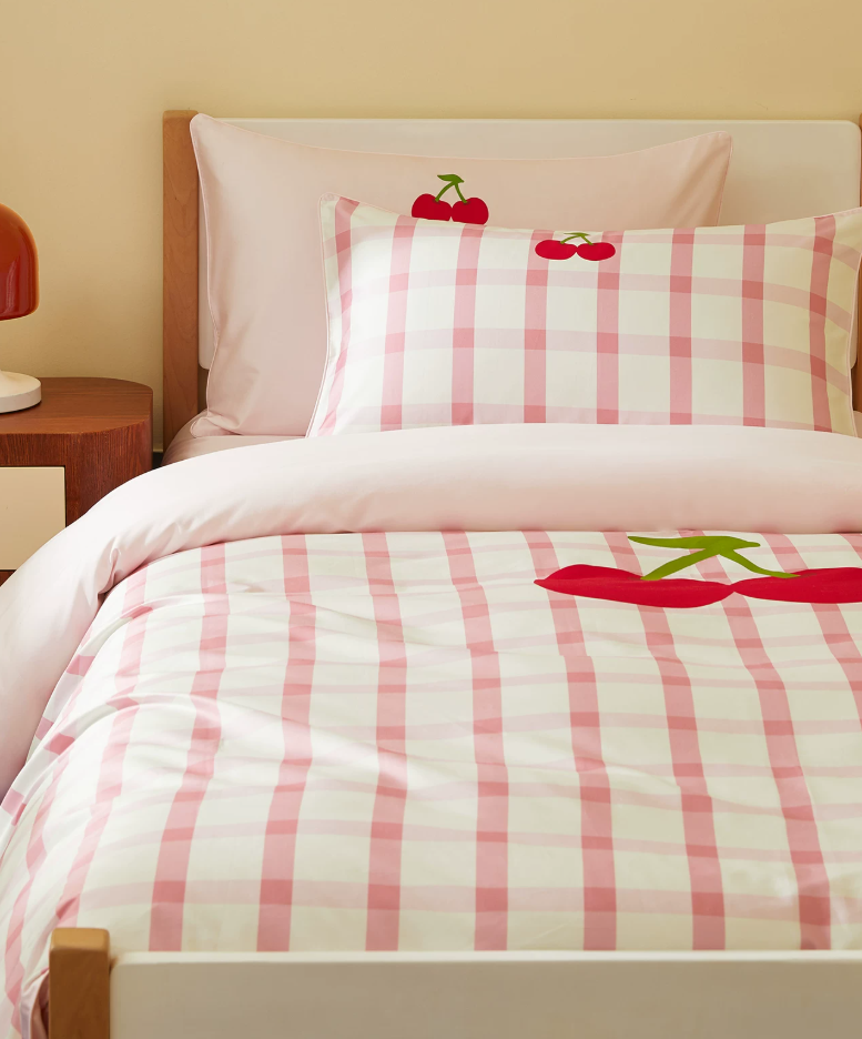 Sweet Cherry 100s Cotton Kids Bedding Set