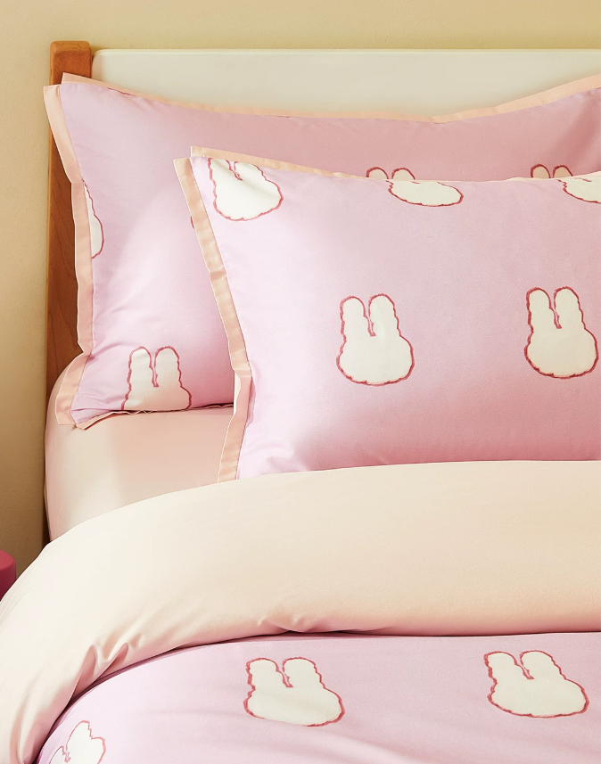 Sweet Bunny Brushed Cotton Girls Bedding Set